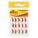 Mormyshka Wolfram Marlin’s Book, 2 mm, 0.95 g, black + cube red UV, 15 pcs.