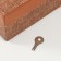 Casket to the leatherette for jewelry "Chocolate" Combined 26.7x18.5x7.5 cm