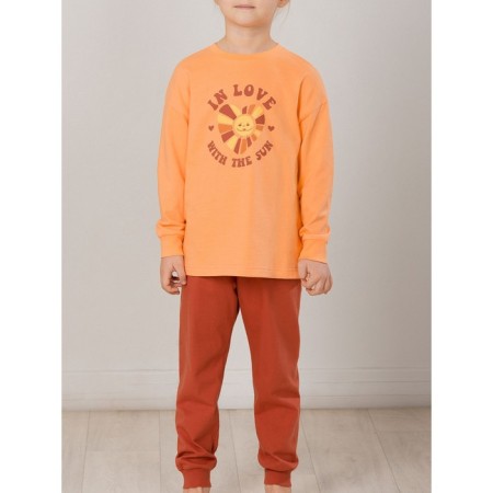 Set for girls, height 92 cm, orange color
