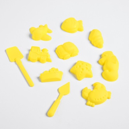Models for modeling, 9 pcs. + 2 tools, color mix-3