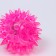 The ball luminous for animals is small, tpr, 4.5 cm, pink