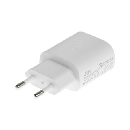 The BYZ U40, 1 USB, 18 W, 5 A, USB cable - Lightning, 1 m, pd, white-1