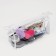 Cosmetic bag with lightning, white color