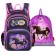 Frame backpack 39 x 29 x 17 cm, Across 3, filling: bag, purple ACR22-DH3-5