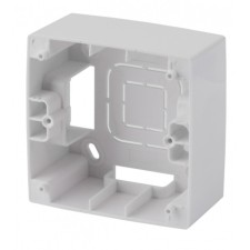 Box for overhead installation, 1 post, era12, white
