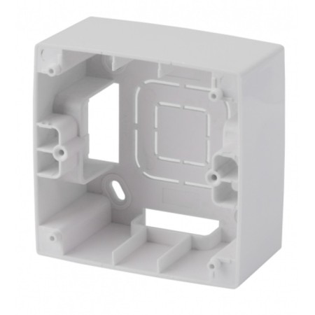 Box for overhead installation, 1 post, era12, white