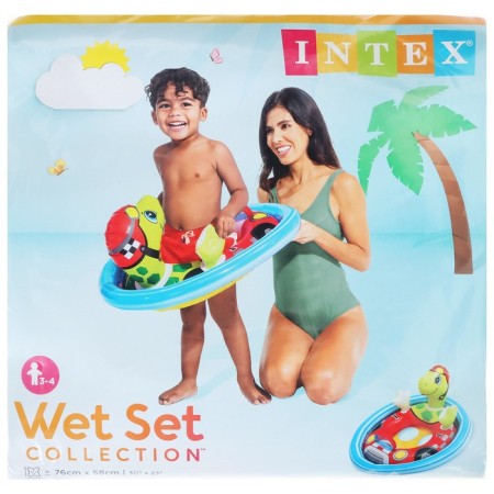 Circle for swimming "animals", with a seat, from 3-4 years old, color mix, 59570np intex-11