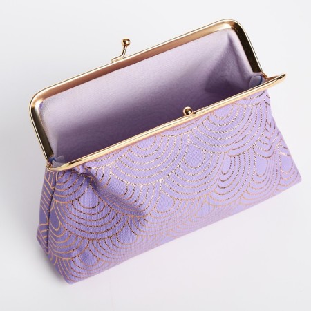 Cosmetic bag, lilac color-2