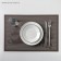 Serving napkin on the Fresh Coffee table, 45 × 30 cm, coffee color