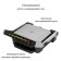 Grill JVC JK-GR307, electric, 2000 watts, anti-stick coating, silver