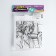Bag Schoper for coloring "Anime Girl", 35x40 cm, spanbond