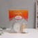 Suspension lamp "Claud" cylinder 1x40W E27 white 5x6.5x95cm