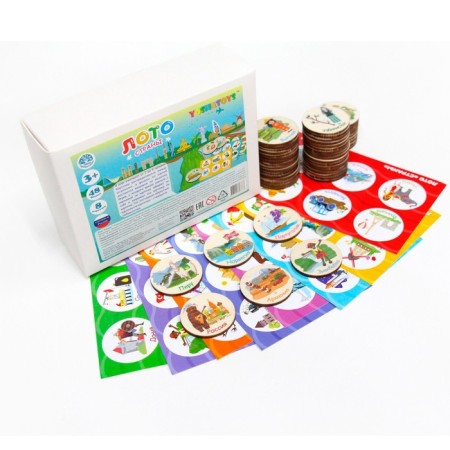 Lotto children's "Countries" (round chips)