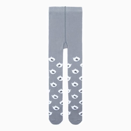 Pantyhose children's kaftan "bears" 92-98 cm, gray-1