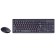 Keyboard set and mouse Perfeo Team, membranes, 1000 dpi, USB, black