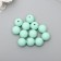 Busina silicone "round" delicate mint d = 1.2 cm