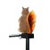 Garden lamp on a sunny battery "Squirrel with a nut", 41 cm, 1 LED, glow warm white