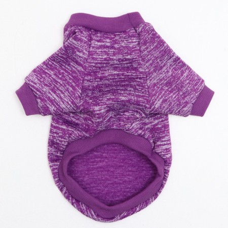 Melange sweater, size S (DS 20, Osh 23, OG 25 cm), purple-5