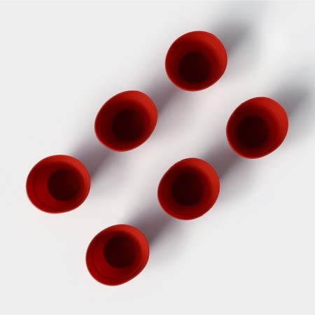 A set of baking shapes “Flower pots”, silicone, 6.5 × 5.5 cm, 6 pcs-3