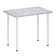 Light 1 kitchen table, 600 × 900 × 730 mm, color cement light