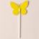 Set for decorating "butterflies", set of 5 pcs., Red color