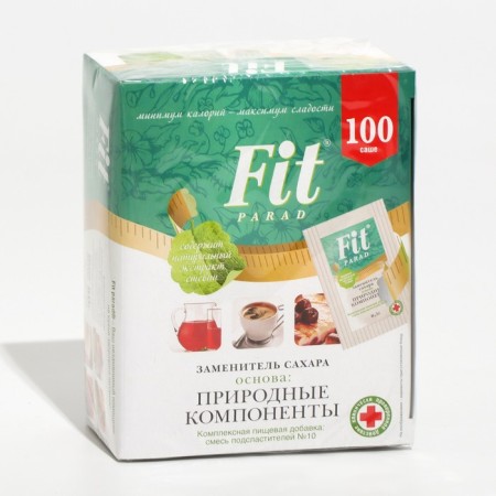 Fitparad sugar substitute for erytrite and stevia No. 10, 50 g