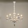 Causte "Florence" 6he14 40W white-gold 60x60x78 cm