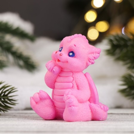 Figure soap "Dragon Limonchik" Pink, 45gr-1