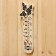 The thermometer for the bath "Bann Venik", wooden, 17.5 x 4 cm, benpar