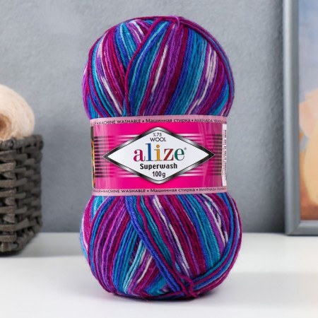 Yarn "Superwash Comfort Socks" 75% wool, 25% polyamide 420m/100g (4412)