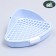 Corner toilet for rabbits and ferrets "Pijon", 24 x 18 x 11 cm, blue