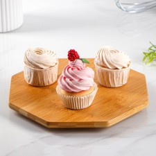 Rotating stand, 25x2.4 cm, bamboo