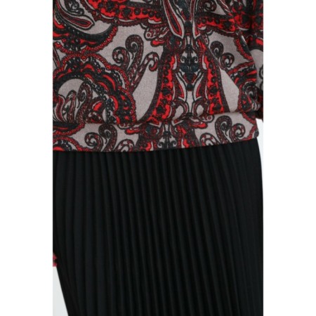 Women's skirt, size 42, black color-4