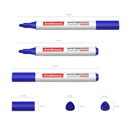 Erichkrause W-170, 2.0 mm boards, alcohol-based ink, blue-1