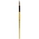 Synthetic brush, round, gamma "Gold Brush" No. 6, French mount, short handle