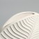 Vase for flowers decorative "Liszt", white, 15 x 14 x 2 cm.