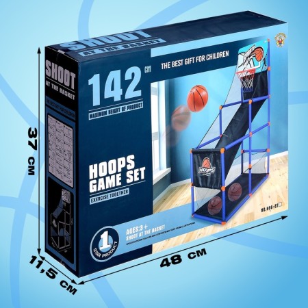 The basketball ring "King of Sports", a frame-frame, a full set, 2 goals, 142 cm-10