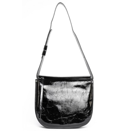 Bag Cross-Body Women's, genuine leather, Ludor black, 29x8x26 cm