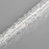 Garland “icicles rhyflated” 2.5 × 0.3 m, IP65, transparent thread, 192 LED, glow yellow with a drain effect, 12 V