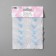 Knitted elements "Double butterflies", 5 × 4 cm, 10 pcs, blue/white color