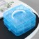 Organizer for storage, 2 tiers, 12 cells, 16 × 15 × 9 cm, color mix