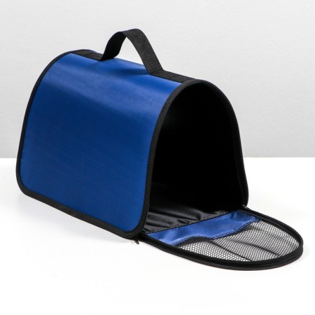 Bag - Carriage for animals frame No. 2, nylon, 40 x 25 x 25 cm, blue-3