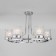 Ceiling chandelier with glass ceilings Calle, 40W, E27, 65x65x42 cm