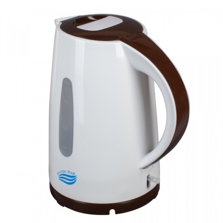 Electric kettle “Tom-1”, plastic, 1.7 l, 1850 watts, white-brown-2