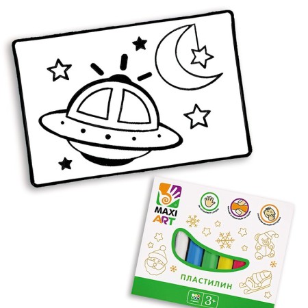 Pictile Plasticine "UFO", 10 × 15 cm-2