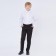 School shirt for a boy, white color, height 116 cm