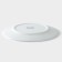 Donested “Papornipot sheet”, D = 25 cm, glass -ceramic, white color