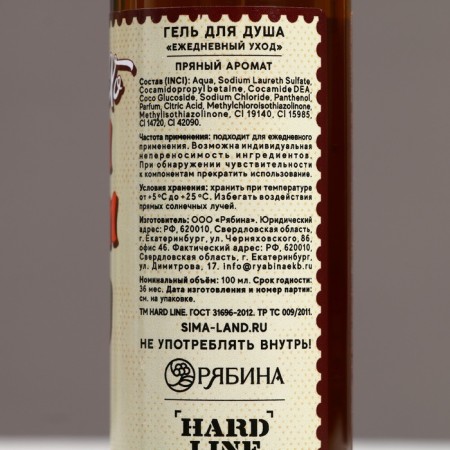 Shower gel “Happy New Year, bro!”, 100 ml, spicy aroma, pure happiness-3