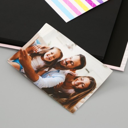 Photo album 25 sheets (corners+rings) "Flowers" 27x19 cm-4