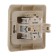 Schetode switch Sche BC10-006K, 2 keys, with backlight, cream color